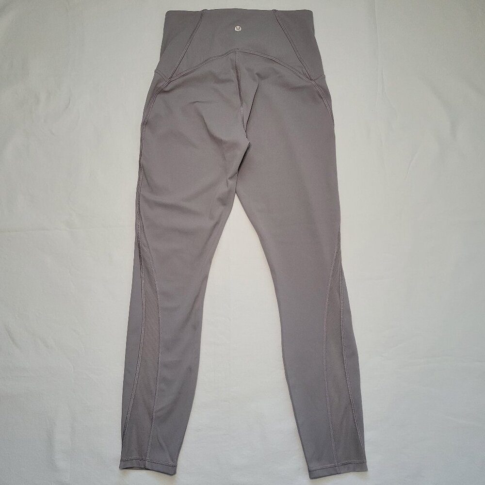 Lululemon Legging Dusty Dawn Mesh Panels Size 6 Athleisure Workout - Picture 11 of 12